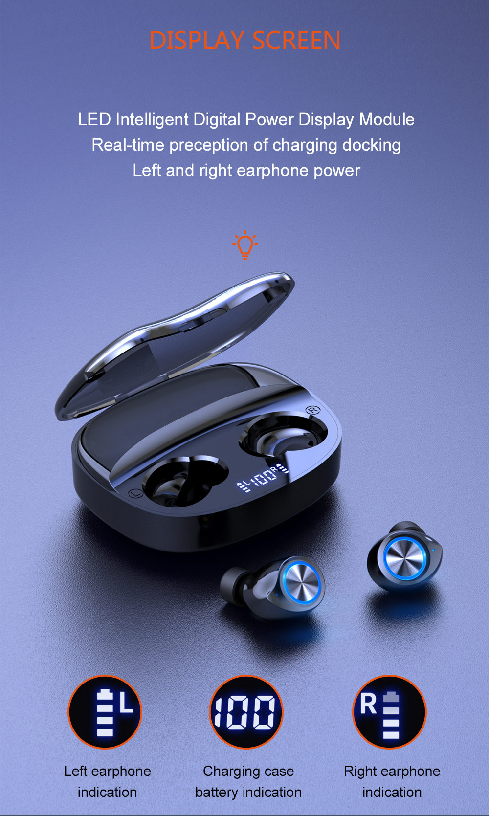 СТЕРЕО обломок HiFi TW90 беспроводное Bluetooth 5,0 наушника