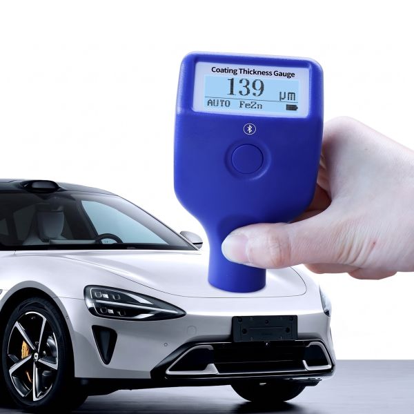 86220 Professional Paint Thickness Gauge with 0.5s Fast Response Ruby Probe and