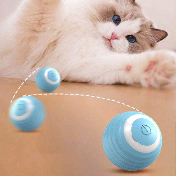Cat Toy Pet Automatic Smart Electric Electronic Interactive Ball Indoor Toys ABS