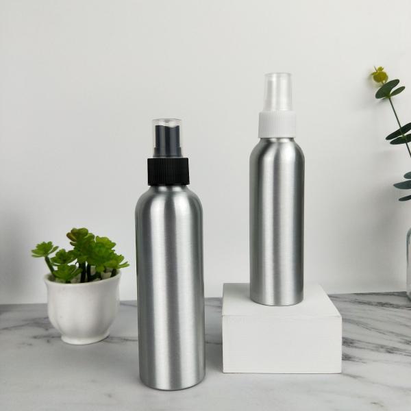 Customized Label Empty 100ml 200ml 300ml 500ml 1000ml Aluminum Bottles Spray Fine Mist Lid for Lotion Shampoo Essential Oil