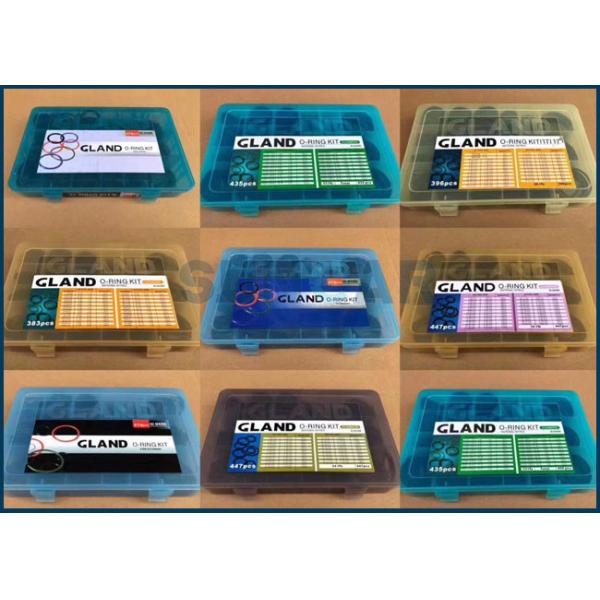 Небольшая прозрачная коробка набора уплотнения колцеобразного уплотнения решетки для C-A-T DAEWOO HYUNDAI HIATCHI KOBELCO SUNCARSUNCARVOLVO DOOSAN