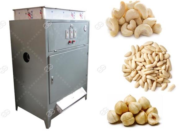 Roasted Hazelnut Pine Nut Peeling Machine , Automatic Cashew Peeler Machine GELGOOG