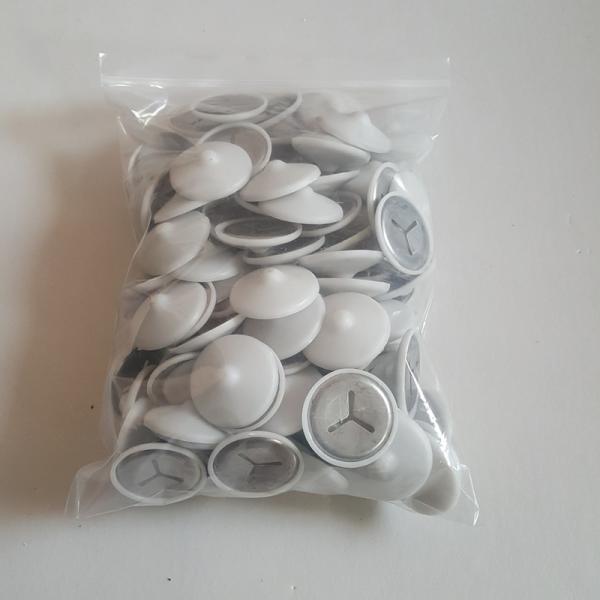 Plastic Cover Steel Self Locking Insulation Clips Fixing Insulation Weld Pin