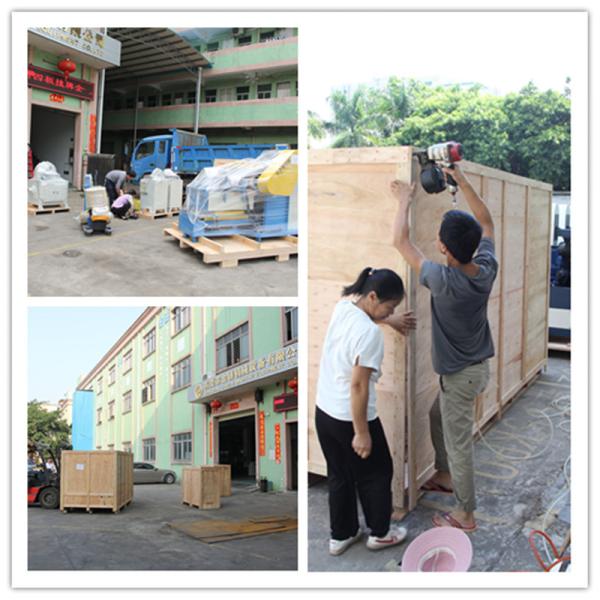 Металл аксессуаров багажа застегивает на молнию плоскую полируя машину с диском сборника пыли центробежным