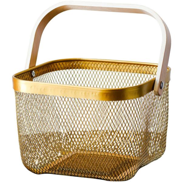 25cm Length Hand Held 550G Black Metal Fruit Bowl