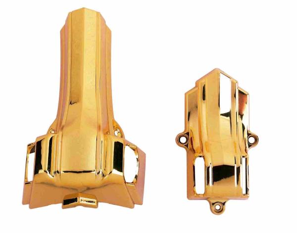 Copper  Casket Corner 10# B PP Plastic Material With Metal Tubes