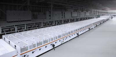 Continuous Low Emissivity Glass Coating Production Line High Output Customized Size