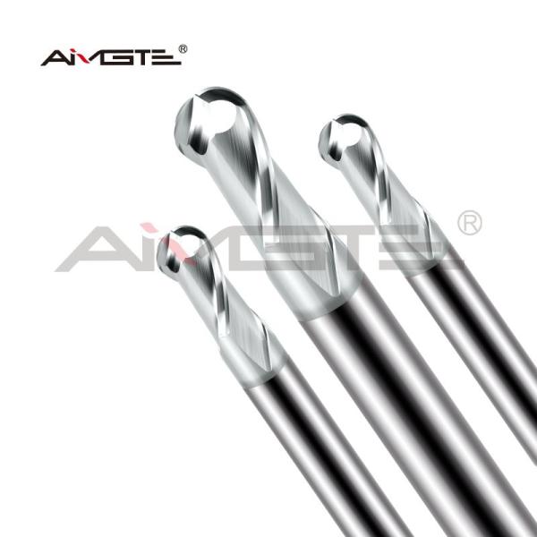 2 フルートボールノズエンドミール 1mm - 10mm 銅電極のためのフレーシングカット機