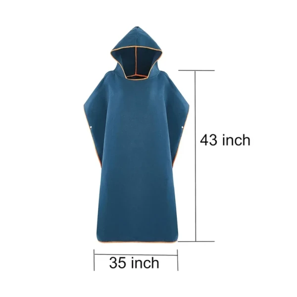 Adult Women Beach Towel Quick Dry Microfiber Poncho Towel Sport Sustainable Sublimation Design for Travel Custom Logo Option