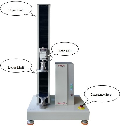 100kg 1000N PET Top Compression Testing Machine For Bottle