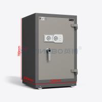 Double Keys Lock Fire Resistant Safe Box Safety Box For Documents Money Jewelry H780mm