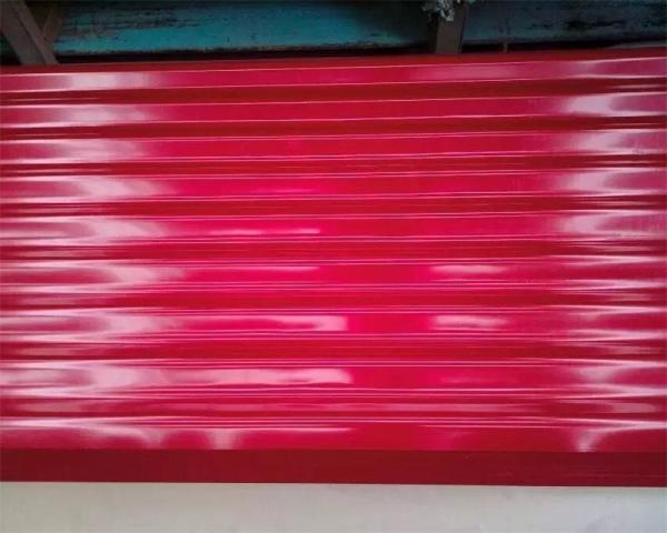 26 Gauge X 914mm AA3003 / 3004  Corrugated Ral Color Pre Painted Aluminum Sheet For Roofing And Wall Cladding Material