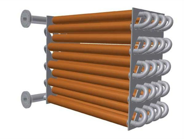 Low Temperature Boiler Economizer H Finned Tube , Economiser In Steam Power Plant