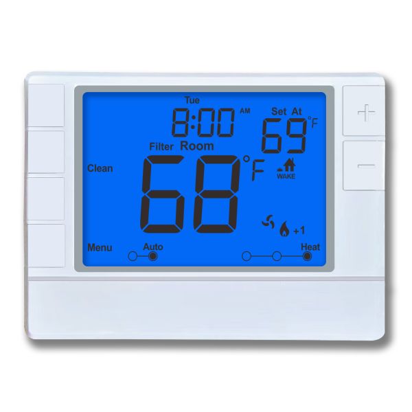 Coiiwsei Thermostat à basse tension 24V à chauffage central programmable climatiseur à paroi pour RTH715