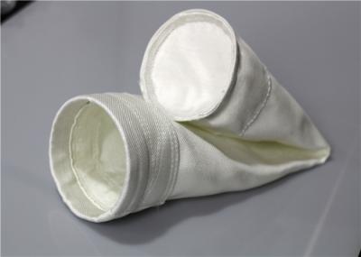 Flat High Temperature Filter Bags Heavyweight Fabric Design Strong Strength