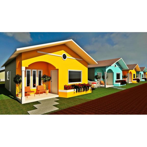 Бунгало профессионального дизайна Prefab самонаводит небольшие современные стальные домашние наборы