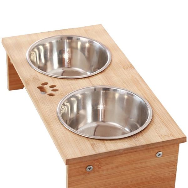 1L Capacidade Automatizado de alimentação de animais com bolsas duplas elevadas Design multifuncional