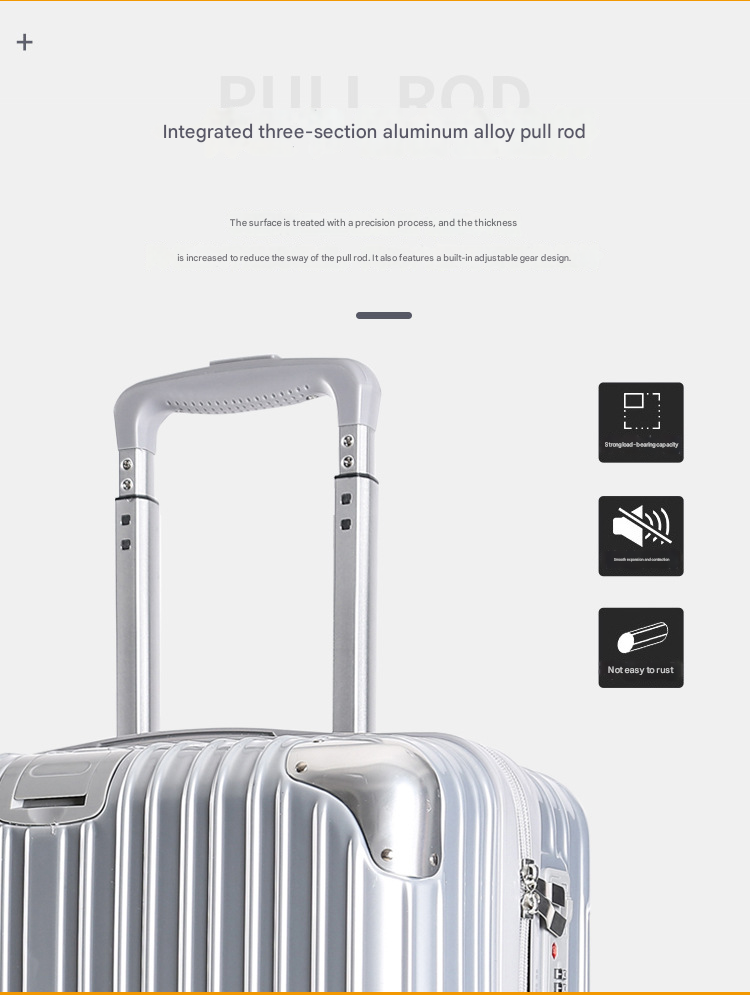 18-inch 901 Korean style ABS carry-on luggage with universal wheels 2026 leather case, durable and lightweight.