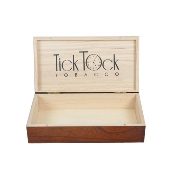 Customizable Logo and Color Wooden Cigarette Case with Varnished Finish