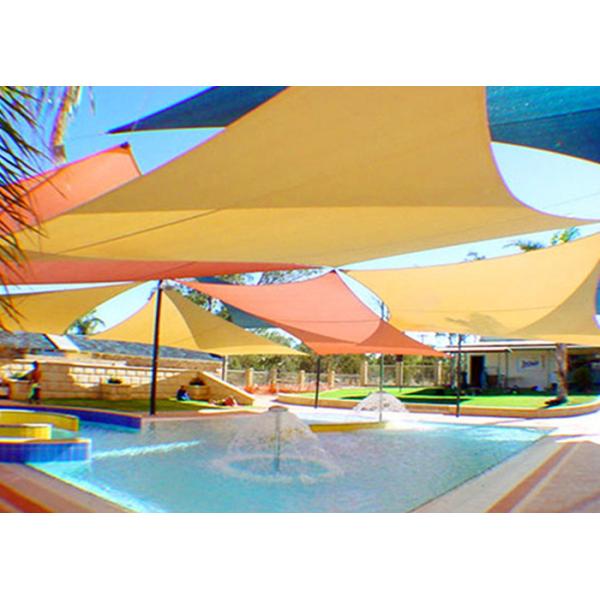 HDPE Sand Triangle Garden Shade Sail For People With Sensitive Skin 10'x10'x10'