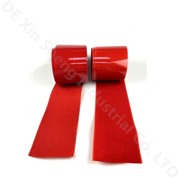 Customized Size Self Adhesive Hook and Loop Tape roll Adhesive Nylon Fastening