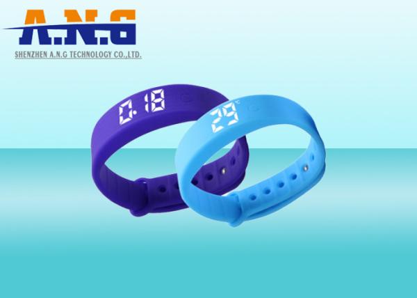 USB Port HF Rfid Tags , Sport Rfid Silicone Wristbands with FM1108 chip