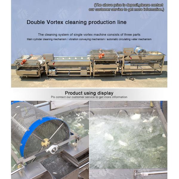 Double Vortex cleaning production lineOrange Leaves Vegetables sward beans soybeans green beans chickpeas beans red beans mung beans green peas Fruit Vegetable FOOD processing production Machine