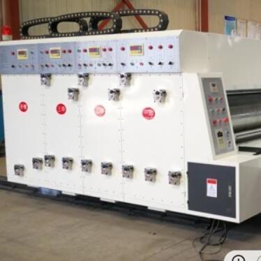 impressora semi automática cortando Slotter Die Cutter da máquina da caixa ondulada de 1200*2600mm