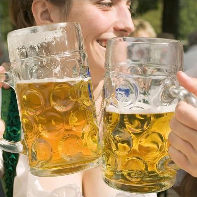 Solid Color Acrylic Beer Glasses Traditional L With Or Without Handle