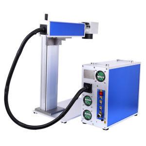 Metal Plastic Portable Laser Engraver / Fiber Laser Engraving Machine