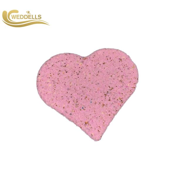 Personalized Heart Shape Fizzy Bubble Bath Bomb For Women / Girl Gift