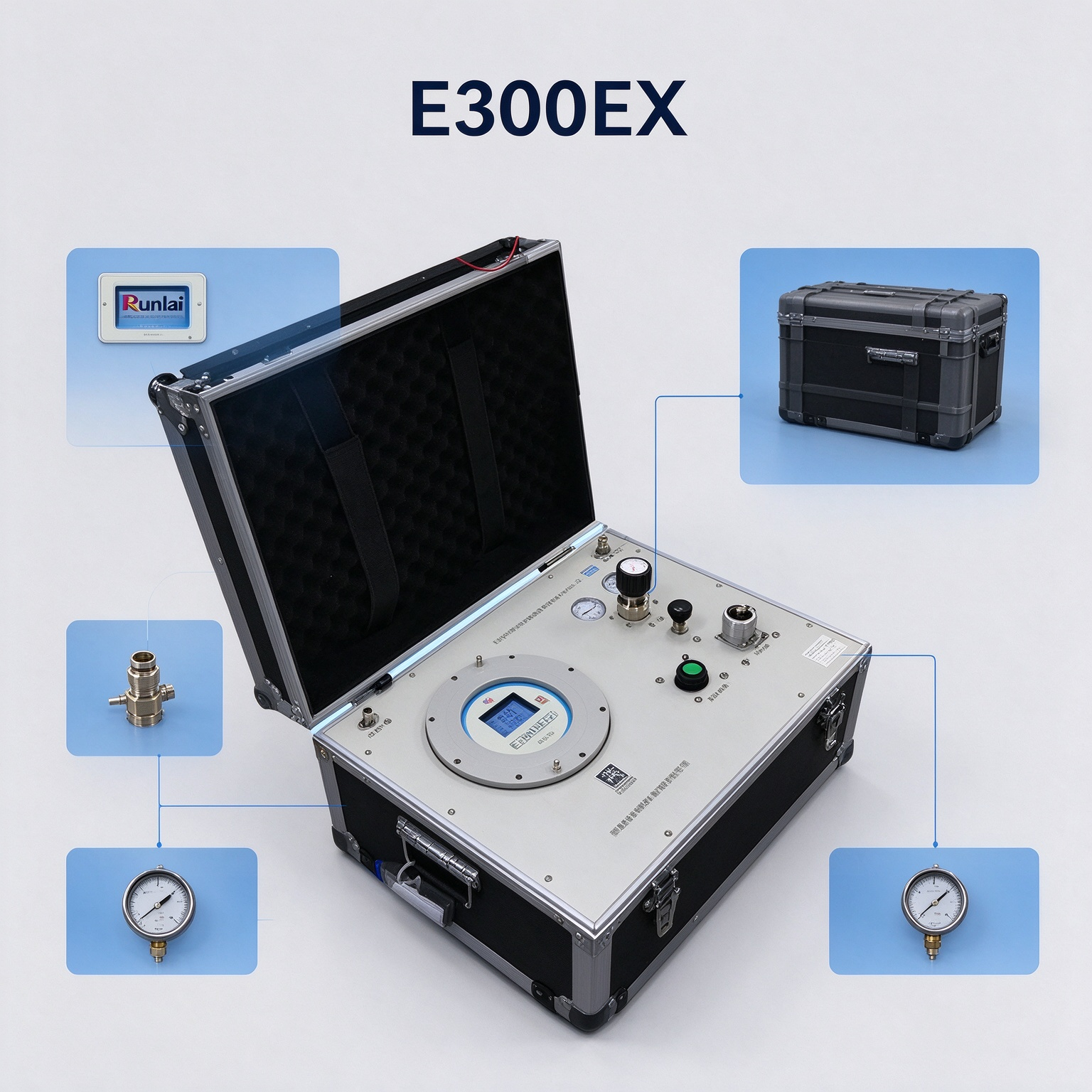 Explosion Proof Portable Gas Dew Point Meter Micro Water Analyzer For Natural Gas SF6 Field Use