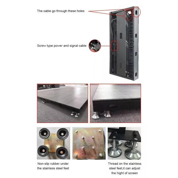 Colorful Digital Display Screen Outdoor P3.91 SMD Indoor Disco For Party