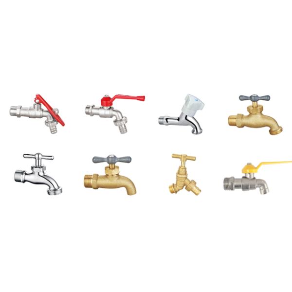 Single Handle Washing Machine Water Tap , Classic Design Brass Water Spigot