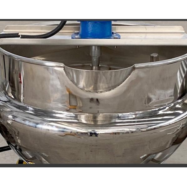 1200*900*900 Timing Device Electric Double Gas Steam Jacketed Kettle with Mixer Agitator