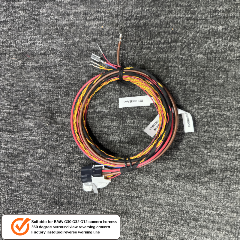 For BMW G30 G32 G12 Radar Detector Lane Departure Warning & Blind Spot Monitoring System Kit View Camera Wiring Harness