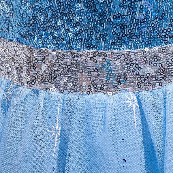 140CM Children'S Dress Up Costumes Princess Dresses Mesh Cape Detachable