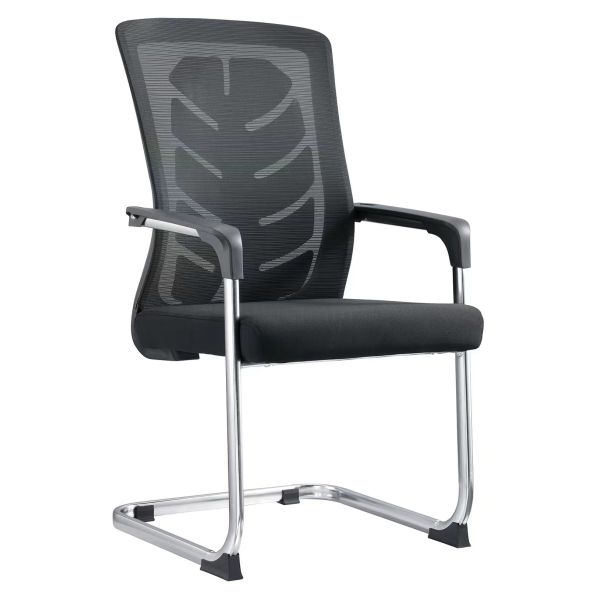 Visitor PP Armrest Conference Room Chairs Without Wheels