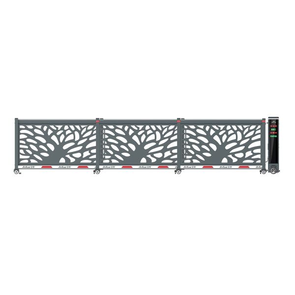 Industrial Automatic Sliding Gate Opener with DC24V Motor and Aluminum Alloy Construction Featuring LED Screen Display