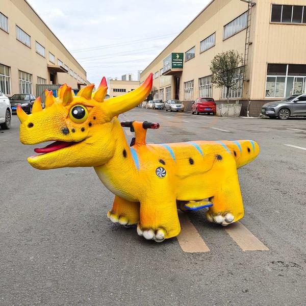 Jurassic Park Dinosaur Electric Scooter , Animatronic Dinosaur Park Rides