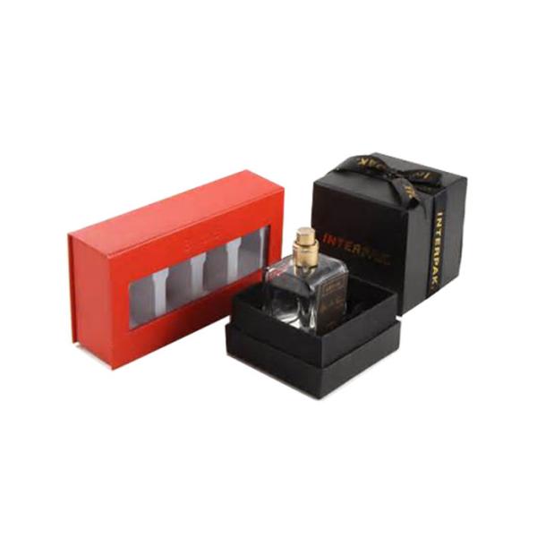 Individual Deluxe Rigid Makeup Gift Box , Beautiful Packaging Perfume Boxes