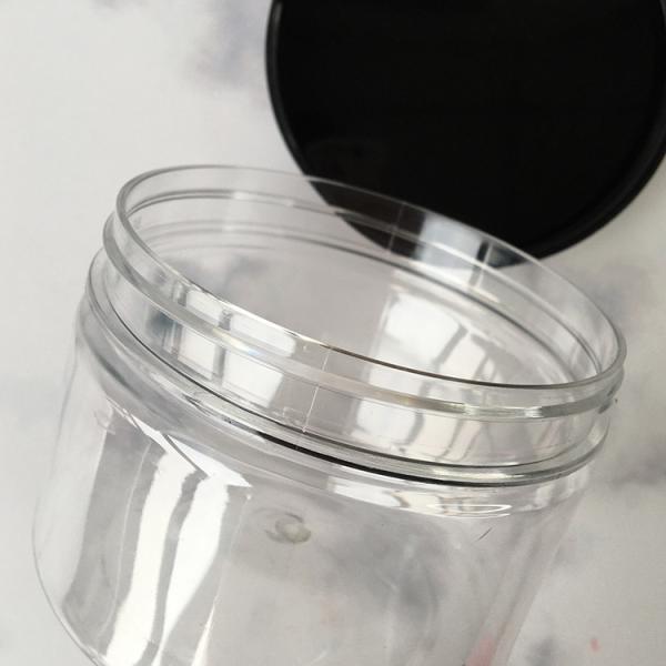 100ml 8oz 500ml 1000ml Clear Pet Plastic Storage Container Food Grade Cosmetic Cream Jar With Lid