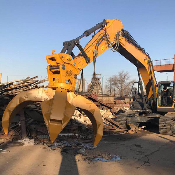2572mm 50t Hydraulic Orange Peel Grapple For Excavator