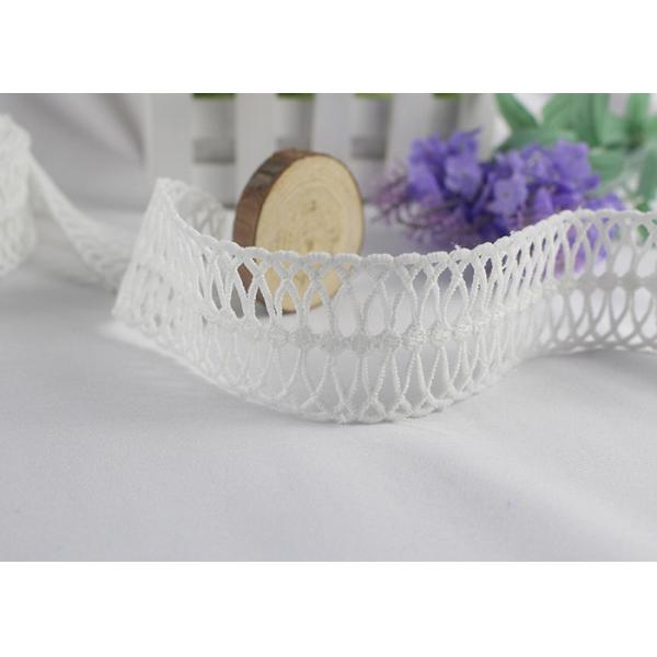 Отделка двором, Веддинг Стретчь лента шнурка гипюра ширины белизны 4.2км флористическая шнурка