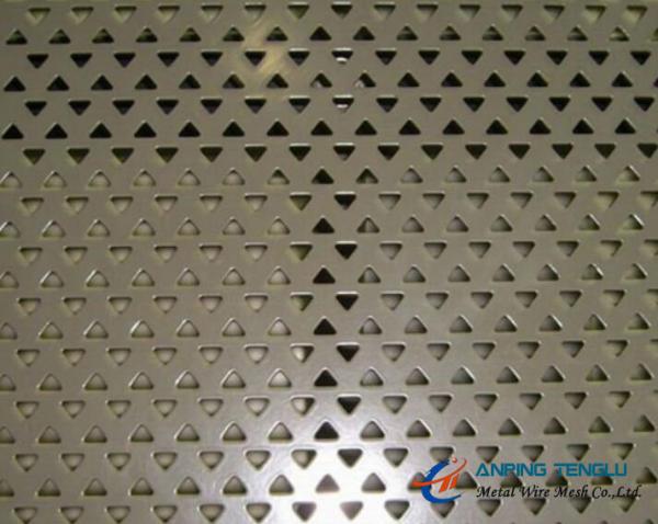 Triangle Hole Perforated Metal With for Sound Protection and Noise Reduction