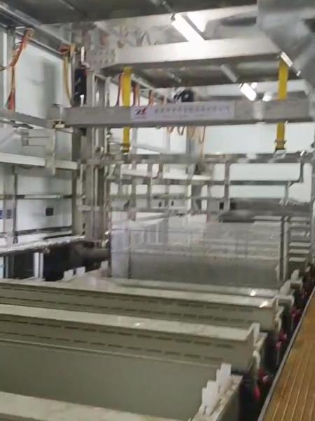 Automated Chemical Cleaning Line High Precision 50HZ For Solar Panel Frame