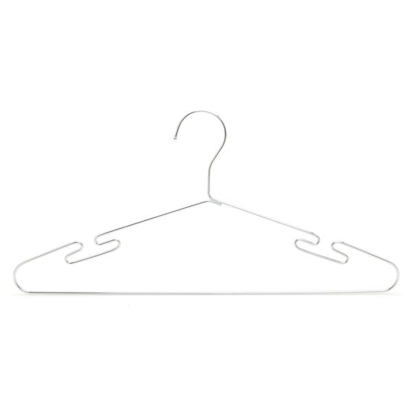 Ultra Thin Chrome Wire Hangers , Stainless Steel Hangers For Clothes