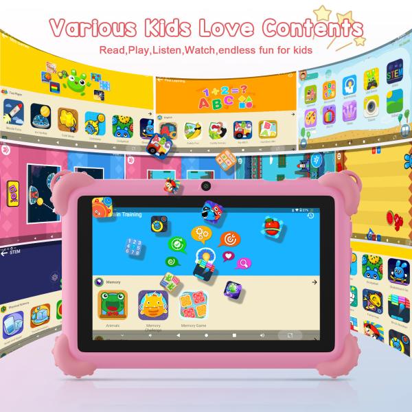 C Idea Android 13 Kids Tablet 4（2+2）+32GB Educational Tablet For Students CM91