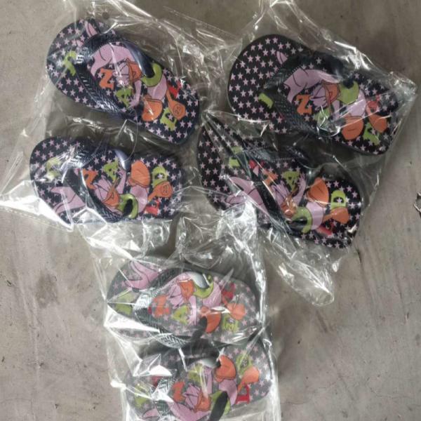 Cute Printed Little Girls Slippers Princess Design Flip Flop Slippers For Girls
