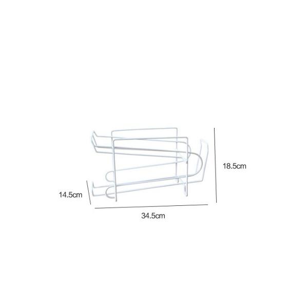 Kitchen Metal 395G Tin Can Holder , Two Tier Tin Can Holder